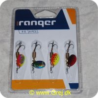 5709386298241 - Ranger spinne-set - 4 stck - 4g - Für UL-fischerei